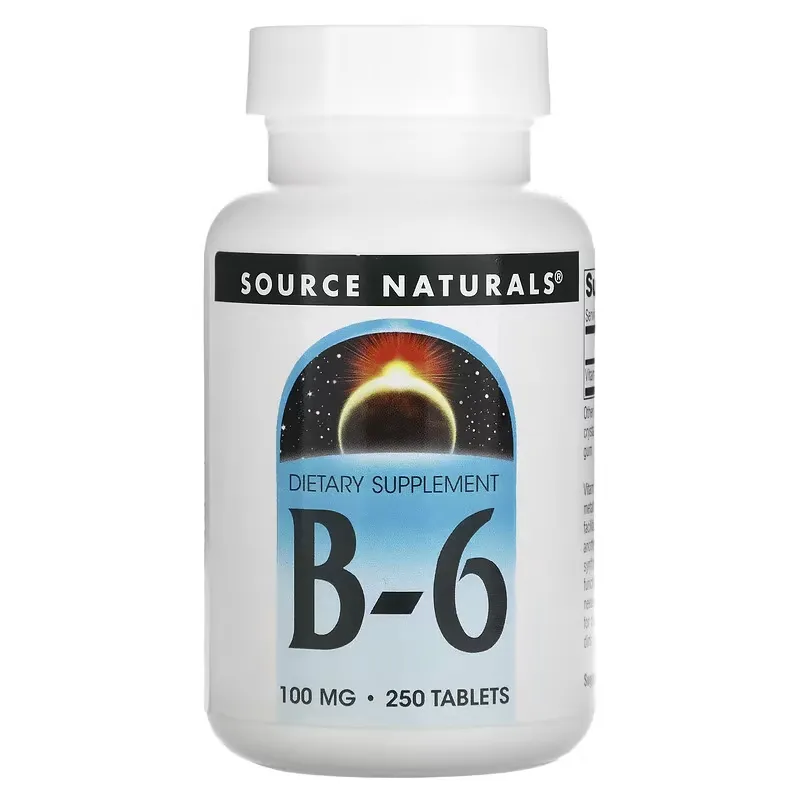 B-6, 100 mg, 250 Tablets