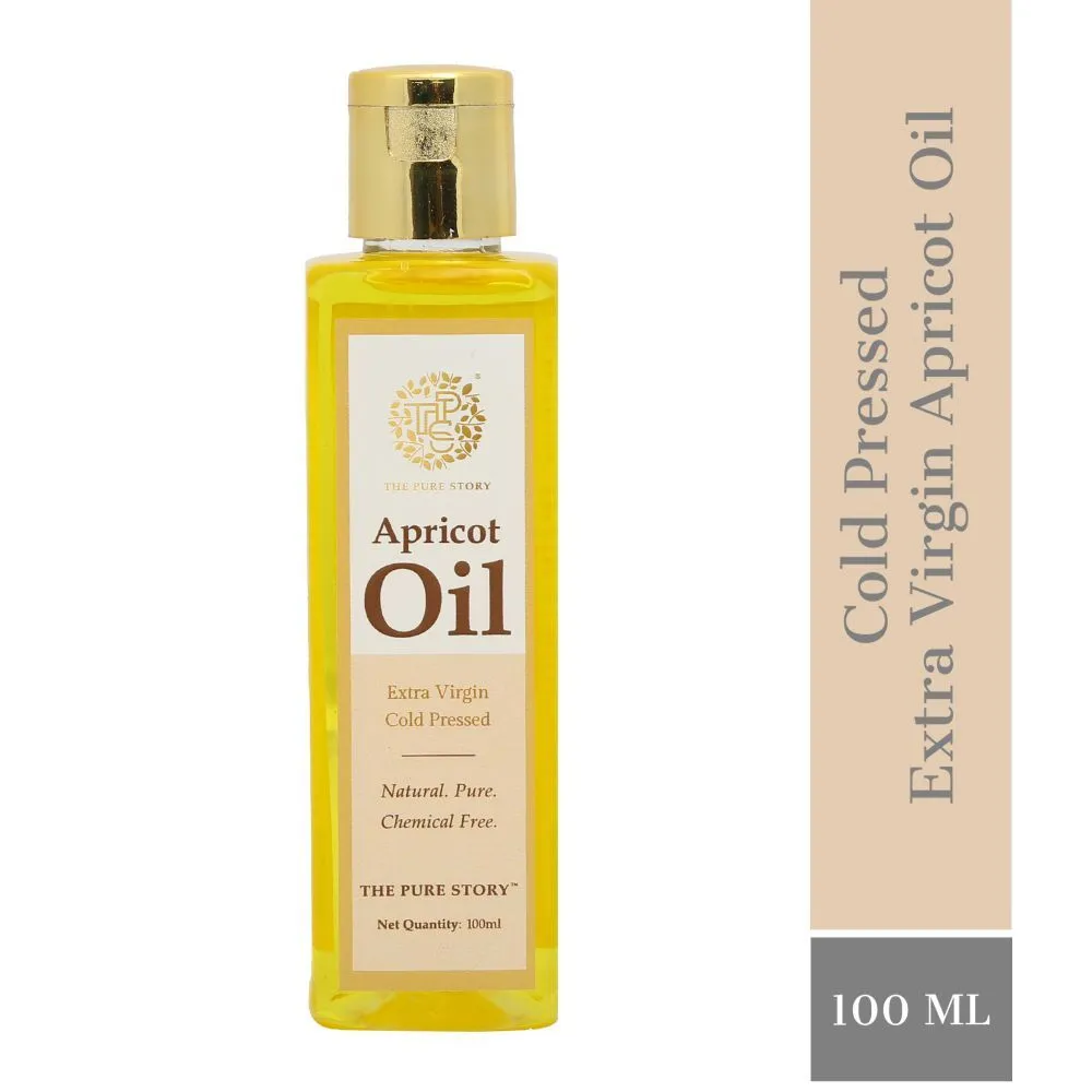 The Pure Story Apricot Oil Pure Natural Cold Pressed