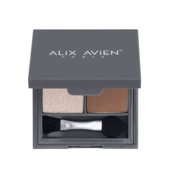 ALiX AViEN PARIS Duo Eyeshadow - Power Of Pearls Ncreamy Brown