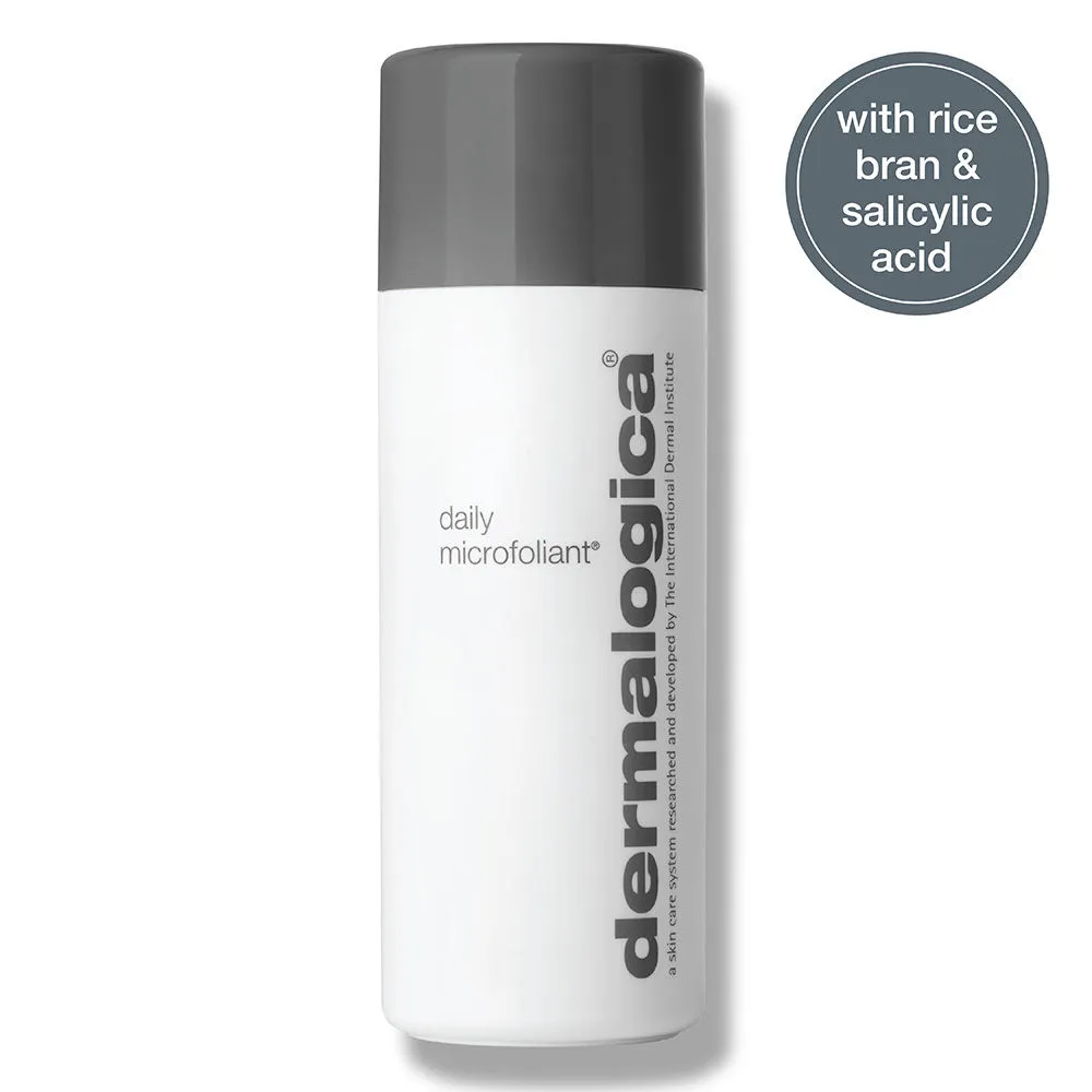 Dermalogica Daily Microfoliant Face Scrub With Salicylic Acid, Rice Bran & Papain Enzymes