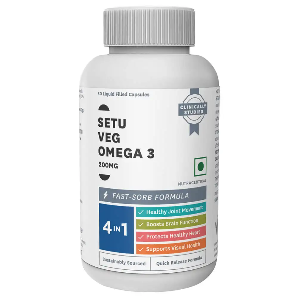 Setu Veg Omega 3,  30 capsules