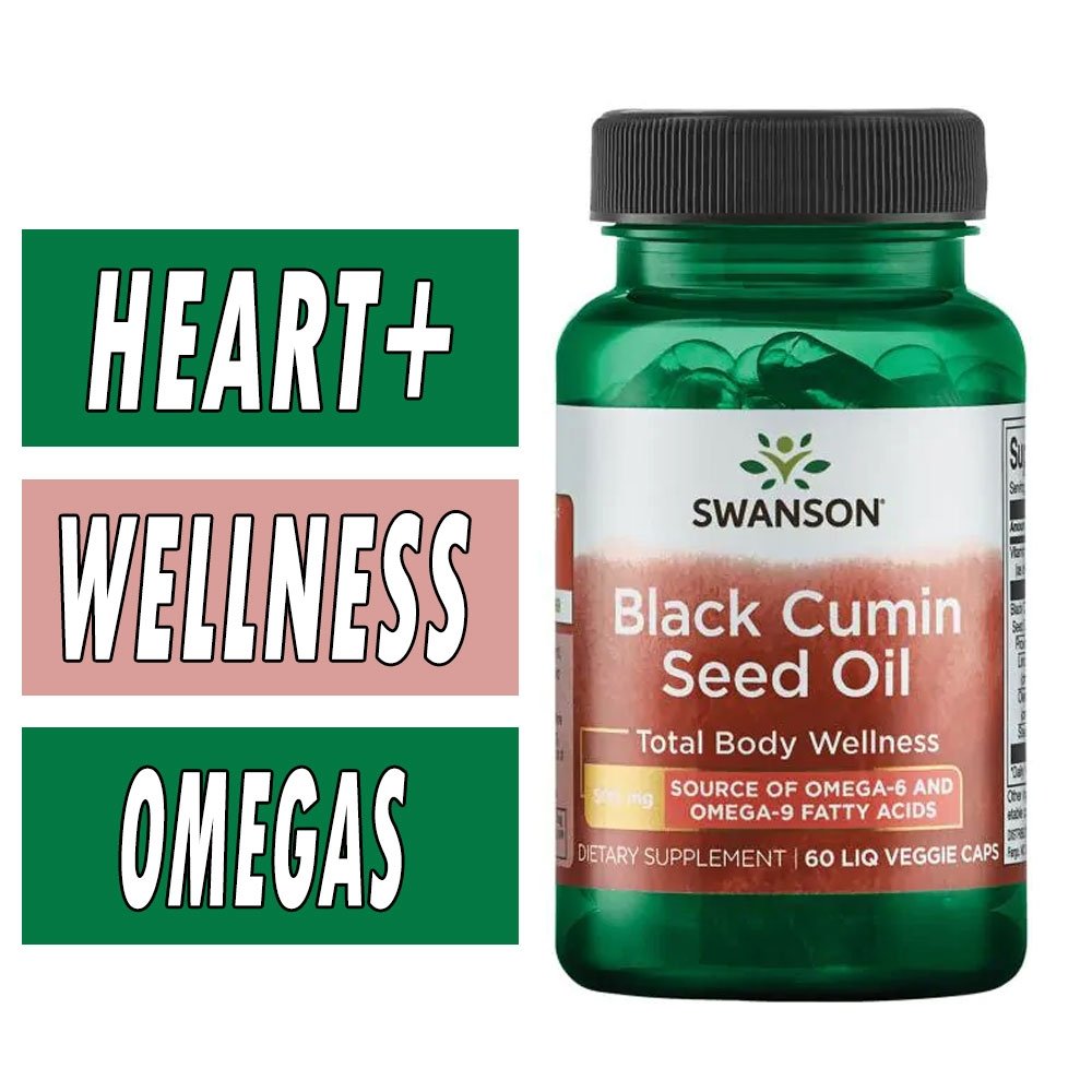 Swanson Black Cumin Seed Oil - 500 mg - 60 Liq VegCaps