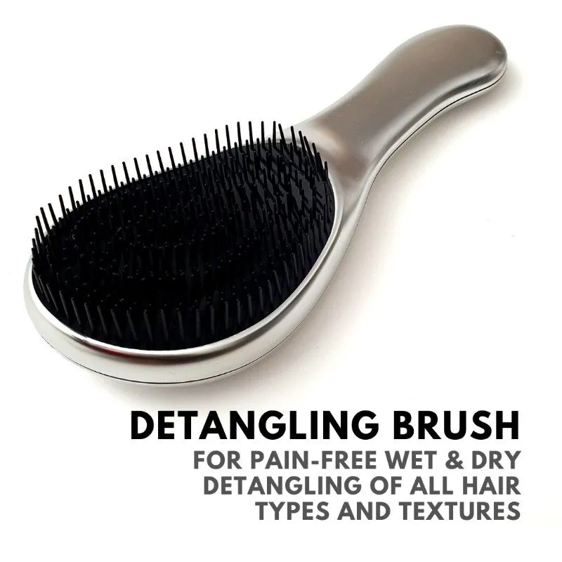 Alan Truman DT-08 Detangling Brush - Silver