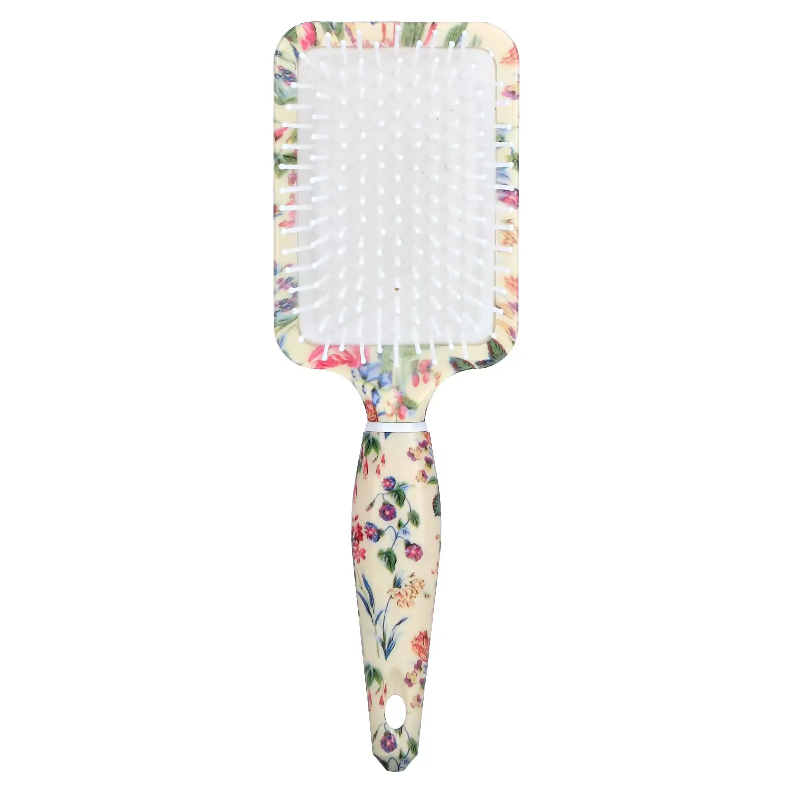 Rectangular Paddle Brush, Fabulously Floral, 1 Count