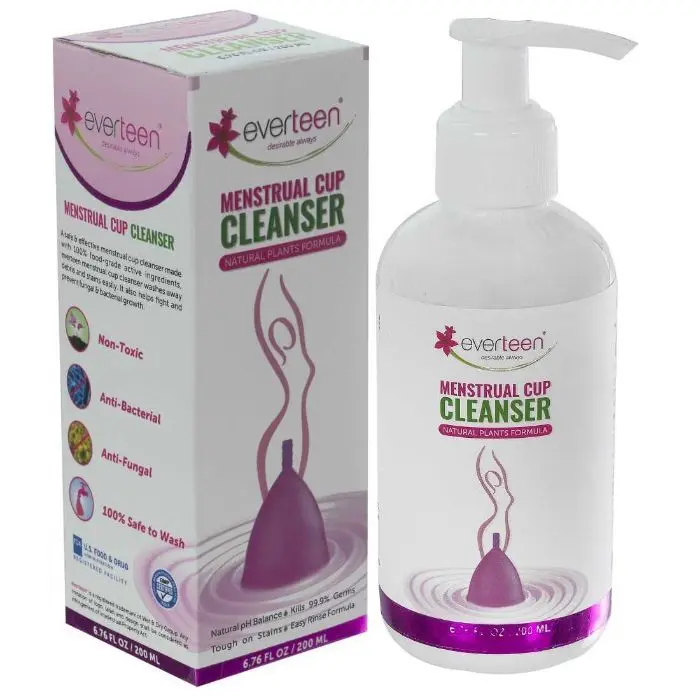 everteen Menstrual Cup Cleanser With Plants Based Formula for Women - 1 Pack (200 ml)