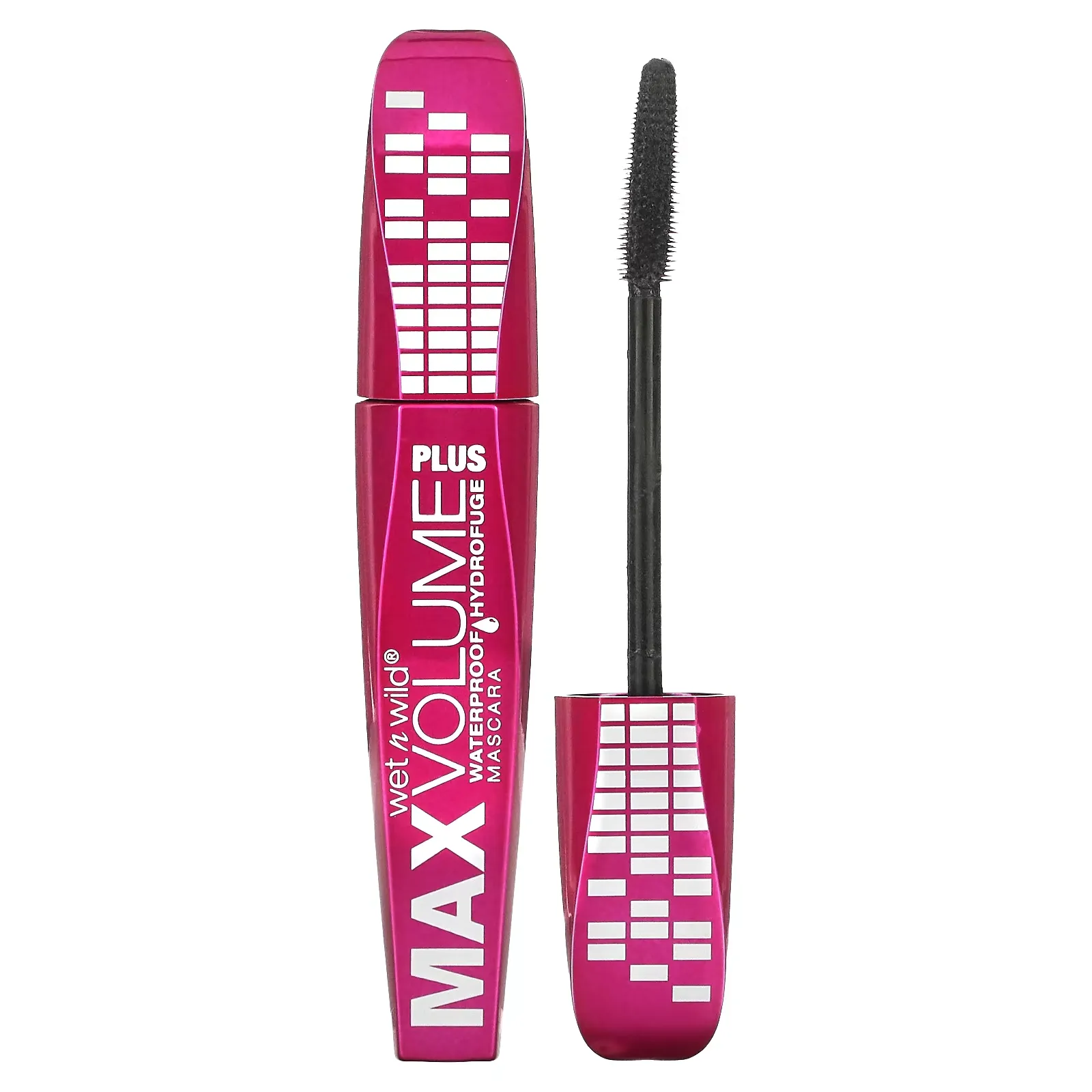 Max Volume Plus Waterproof Mascara, Amp'd Black, 0.27 fl oz (8 ml)