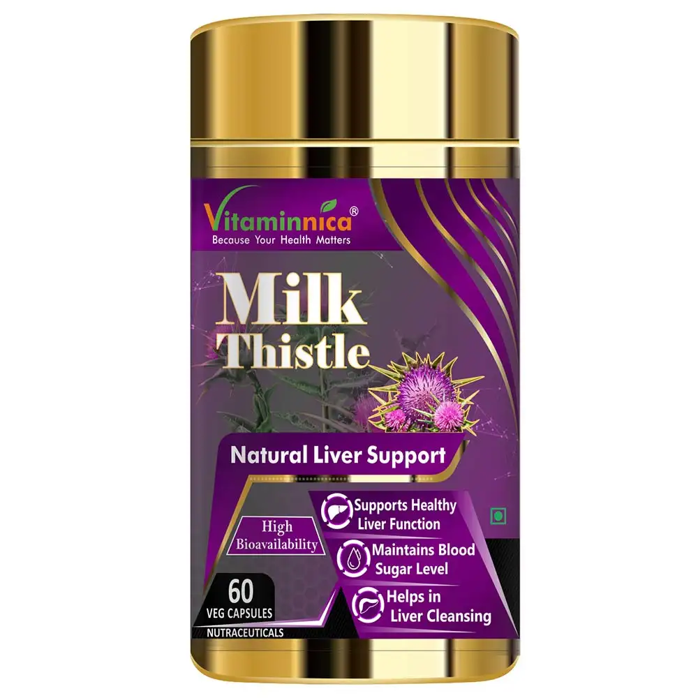 Vitaminnica Milk Thistle Natural Liver Support,  60 veggie capsule(s)