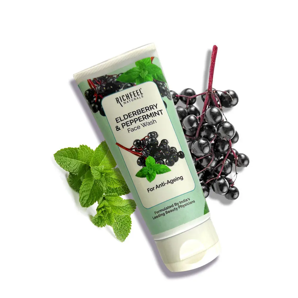 Richfeel Elderberry & Pepermint Face Wash 100 G