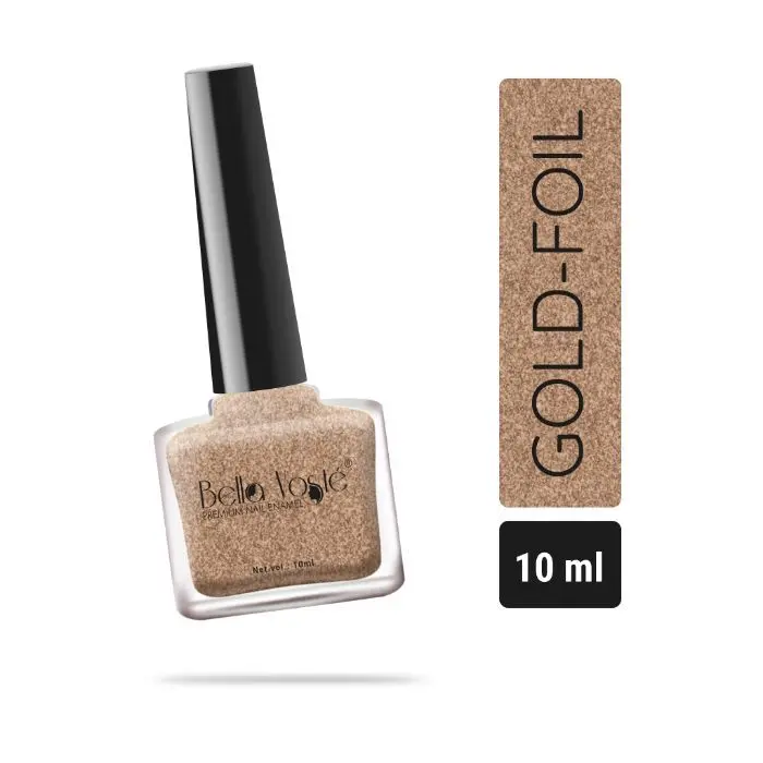 Bella Voste Gold-Foil Nail Paints Shade 333 (10 ml)