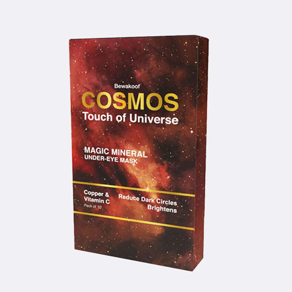 Cosmos by Bewakoof Magic Mineral Under Eye Mask Powered By Copper & Vitamin-C (Pack of 10) - Paraben & Sulphate Free
