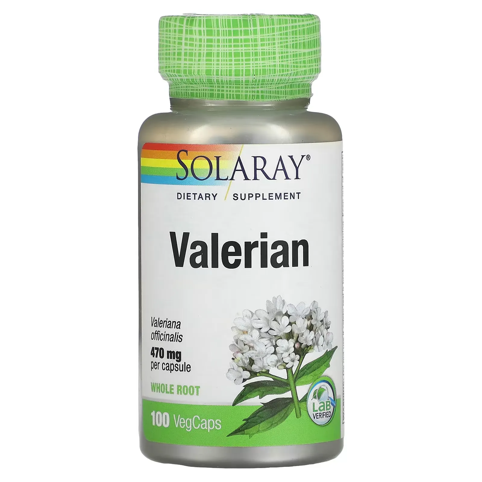 Valerian, 470 mg, 100 VegCaps