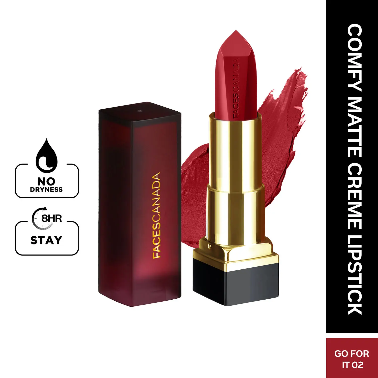 Comfy Matte Crème Lipstick - Go For It 02