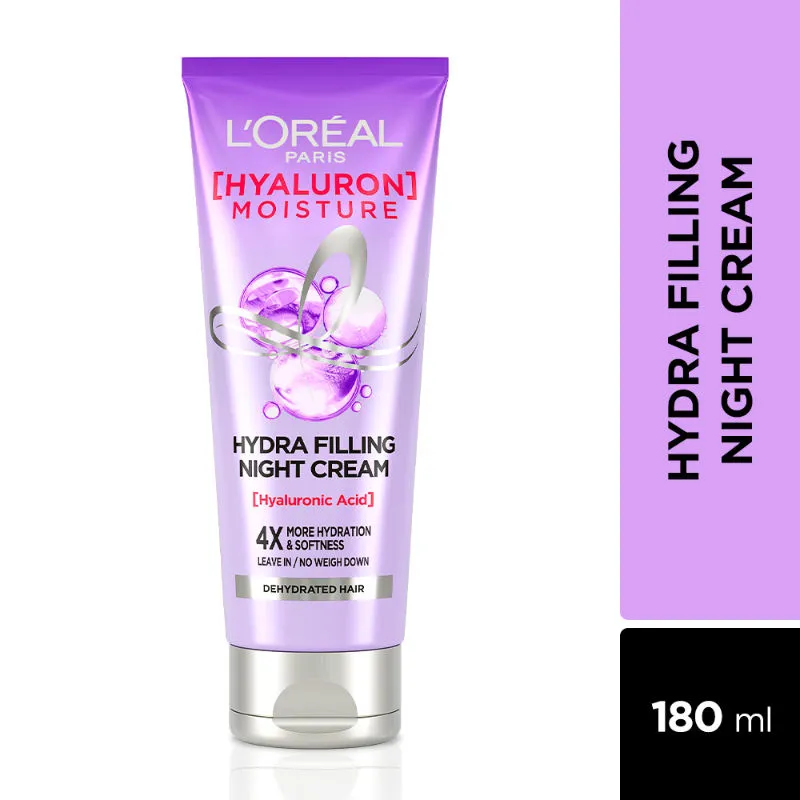 L'Oreal Paris Hyaluron Moisture Hydra Filling Night Cream Hair Cream