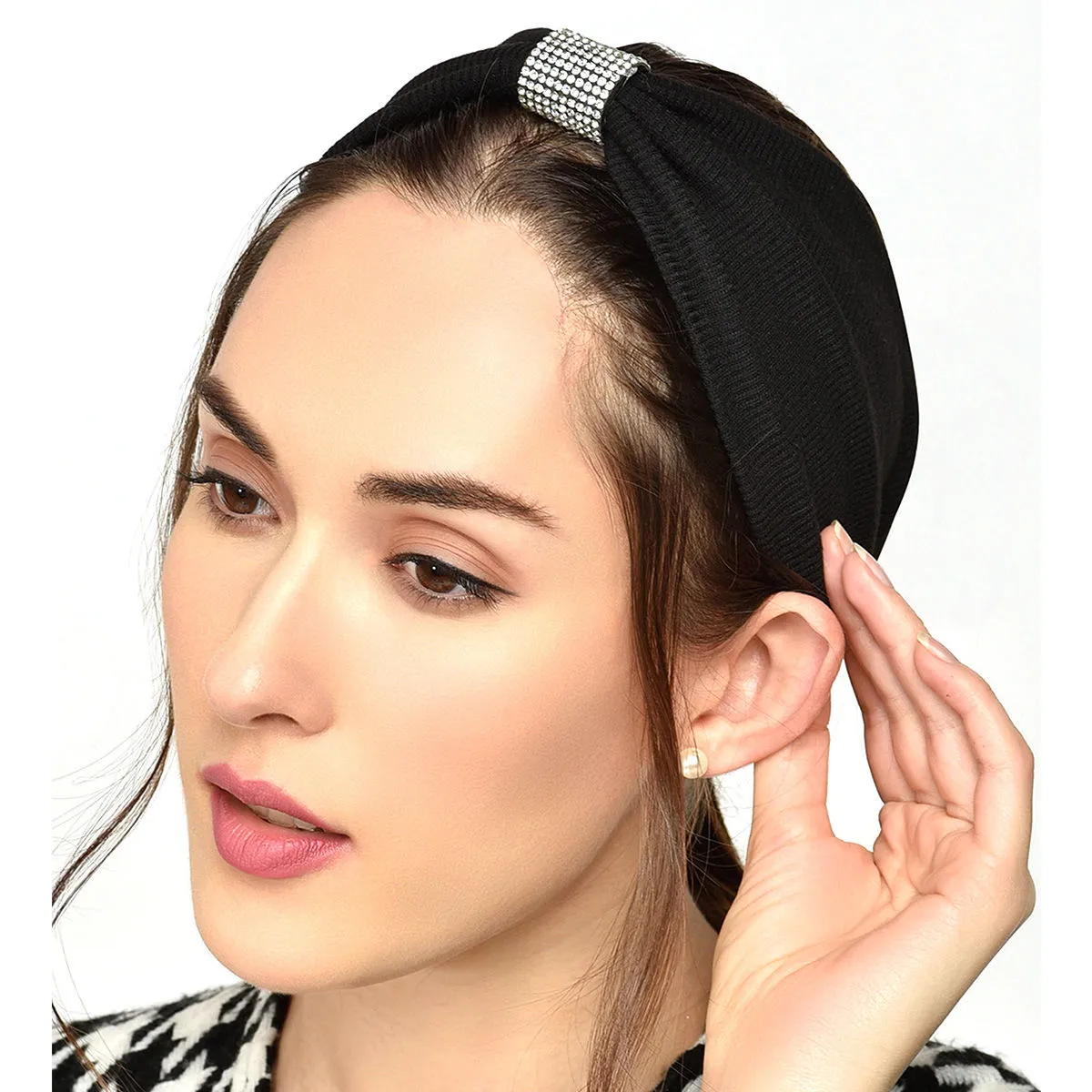 Toniq Trendy Black Head Band For Women(OSXXH78)