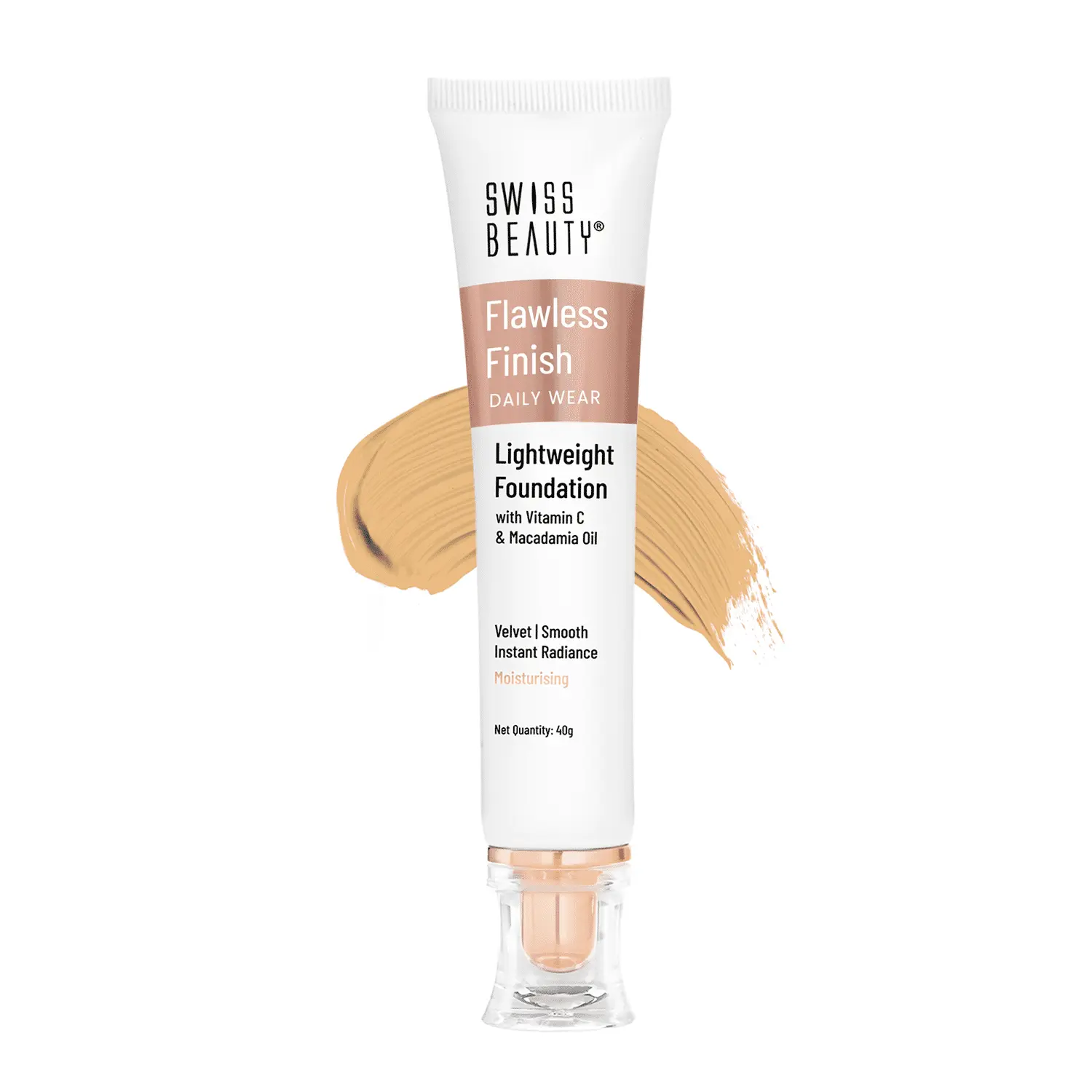 Swiss Beauty Flawless Finish lightweight foundation - Natural Nude (40 g)