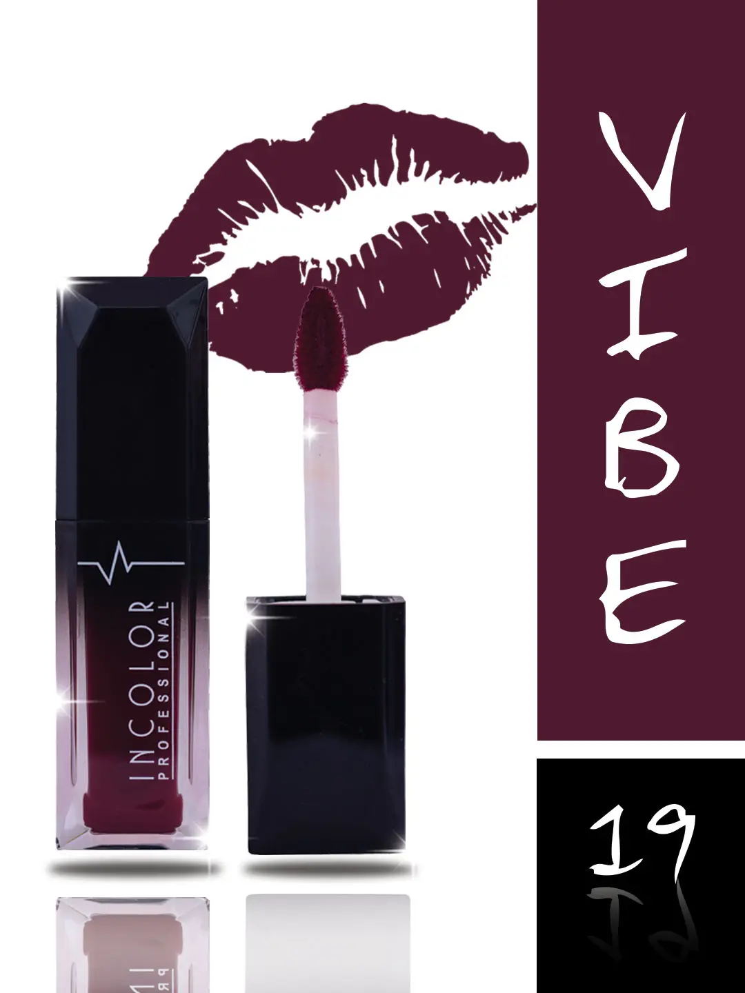 Incolor Professional Matte Mini Lip Gloss 19 Vibe (8) ml