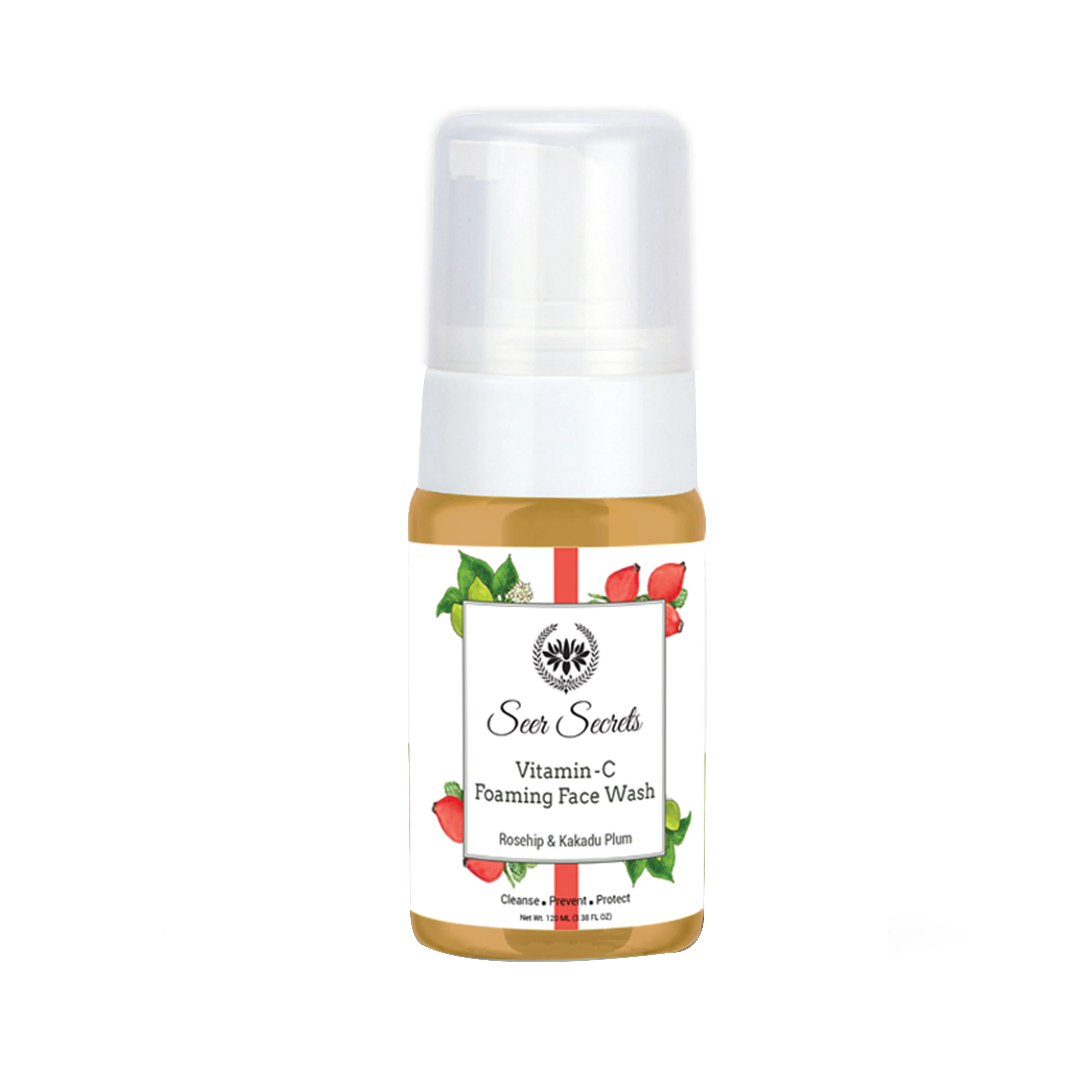 Seer Secrets Rosehip And Kakadu Plum Vitamin C & Niacinamide Foaming Face Wash