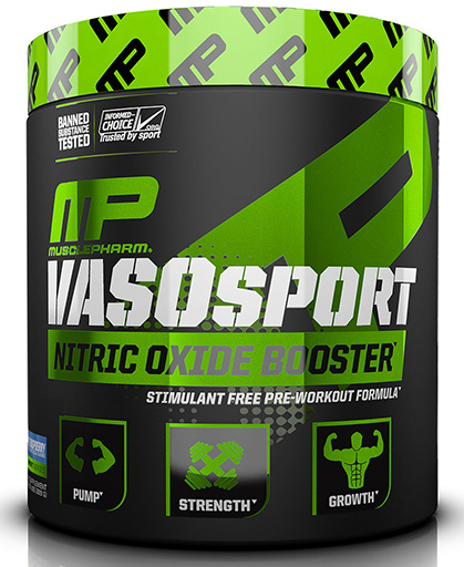 VasoSport By MusclePharm, Blue Razz, 30 Servings