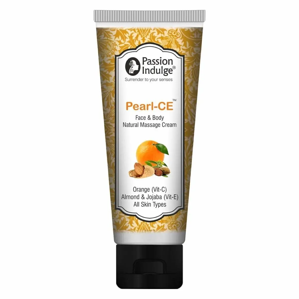 Passion Indulge PEARL-CE MASSAGE CREAM |Vitamin C + vitamin E message cream| -100gm