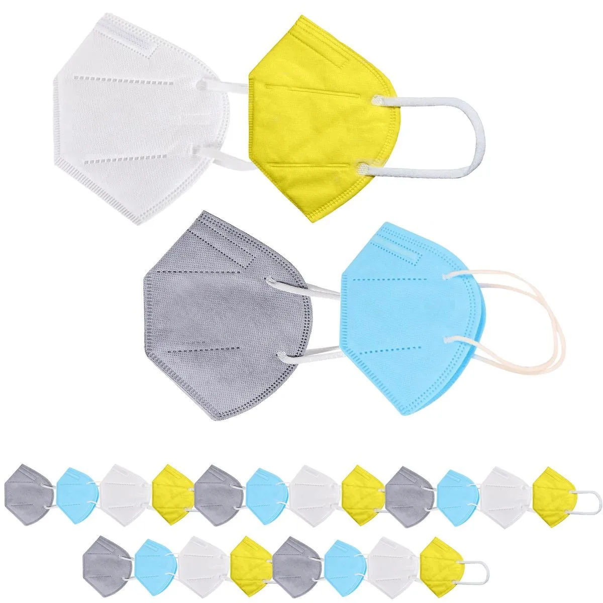 OOMPH Pack of 24 Kn95/N95 Anti-Pollution Reusable 5-Layer Mask