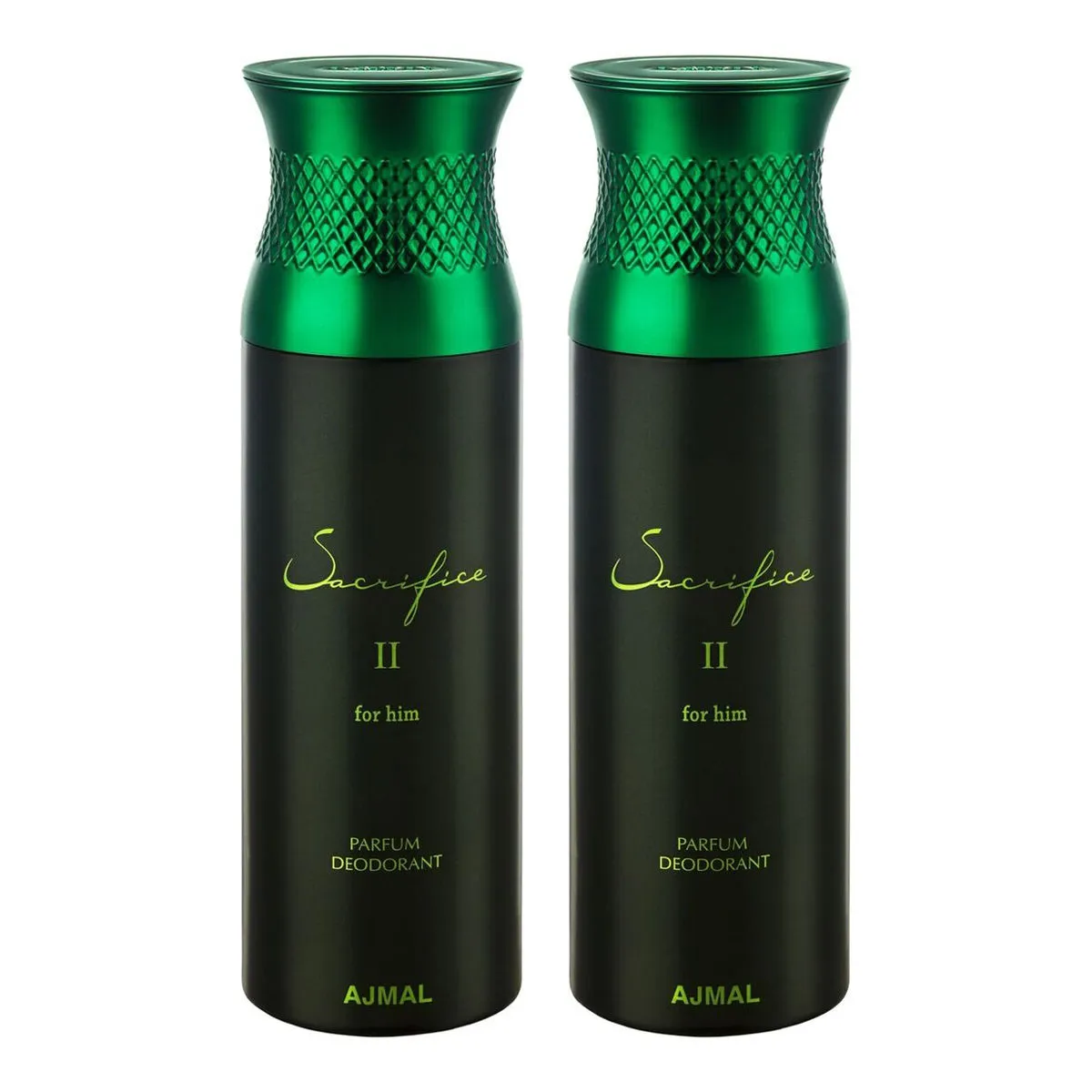 Ajmal Sacrifice Parfum Deodorant For Men - Pack Of 2