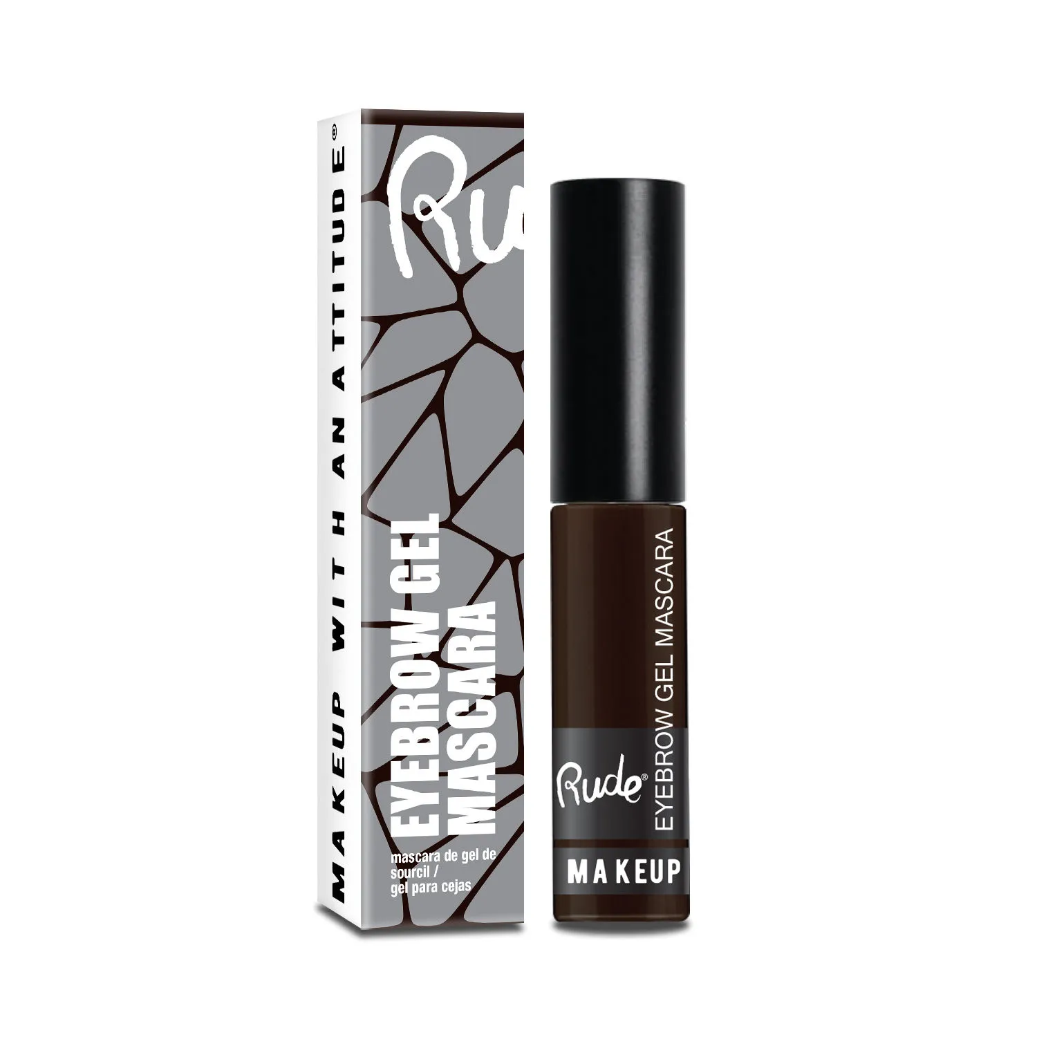 Rude Cosmetics Eyebrow Gel Mascara - Choco Brown