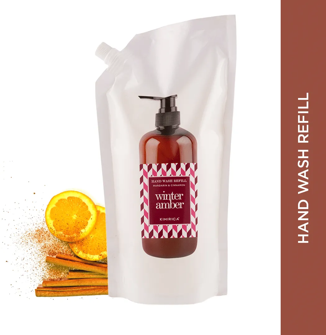 Kimirica Winter Amber Mandarin & Cinnamon Hand Wash Refill