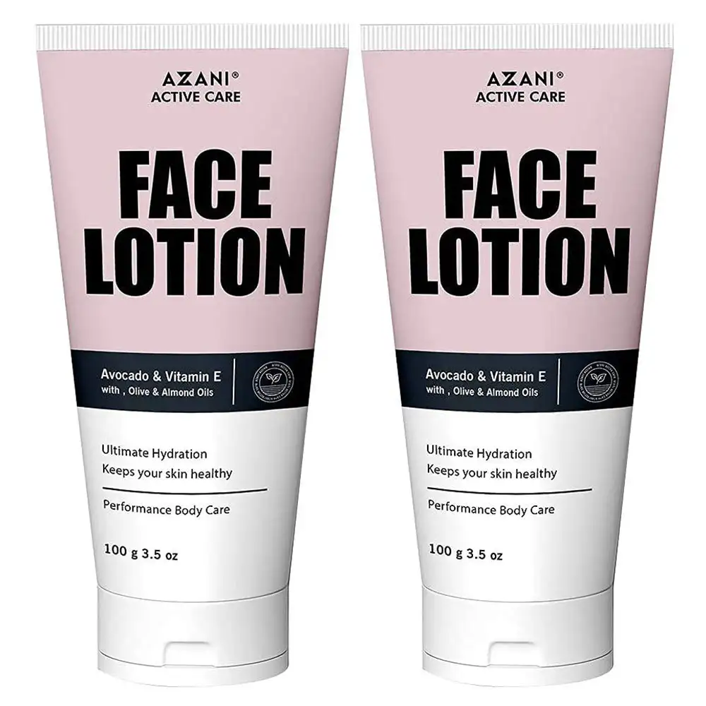 Azani Active Care Face Lotion,  100 g  with Avocado & Vitamin E (Pack of 2)