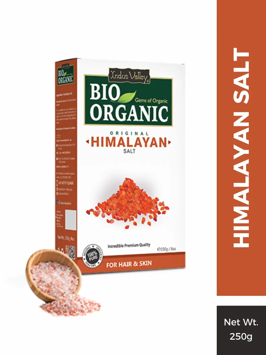 Indus Valley bio organic 100% natural Himalayan salt-250 g