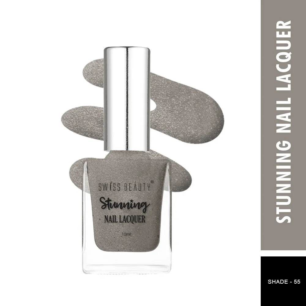 Swiss Beauty Stunning Nail Lacquer - 55 Steel City