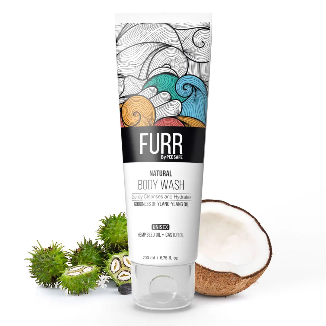 FURR By Pee Safe Natural Body Wash | Ayurvedic and Natural | For Smooth and Glowing Skin