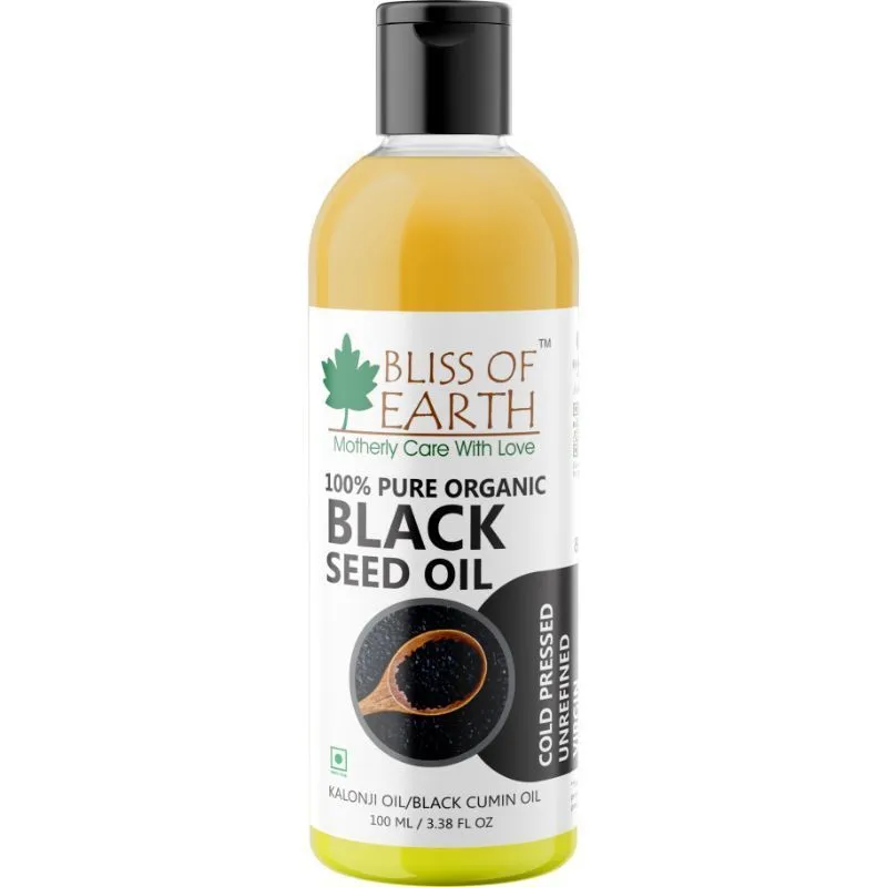 Bliss Of Earth 100% Pure Organic Black Seed Oil