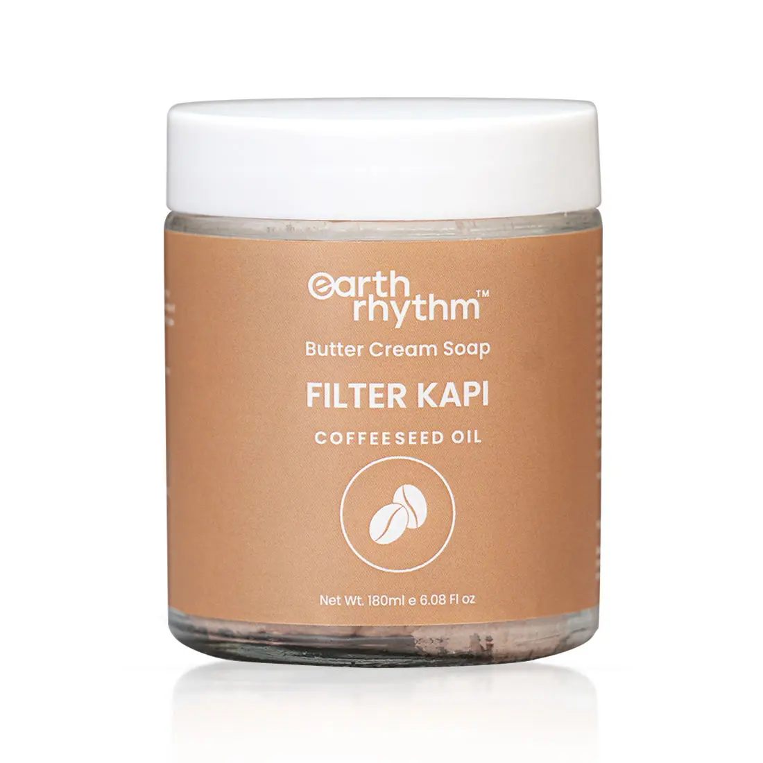 Earth Rhythm Filter Kapi Body Cleanser with the goodness of Shea Butter & Coffee Seed Oil | Fights Aging, Moisturises Skin & Softens Skin | Men & Women - 180 ML