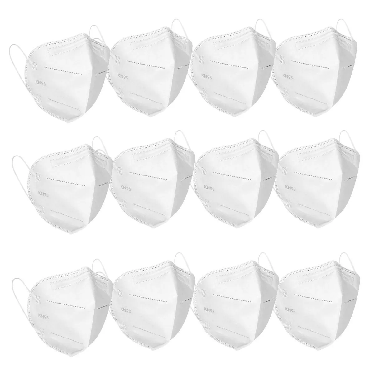 Fabula Pack Of 50 Kn95/N95 Anti-Pollution Reusable 5-Layer Mask (White)