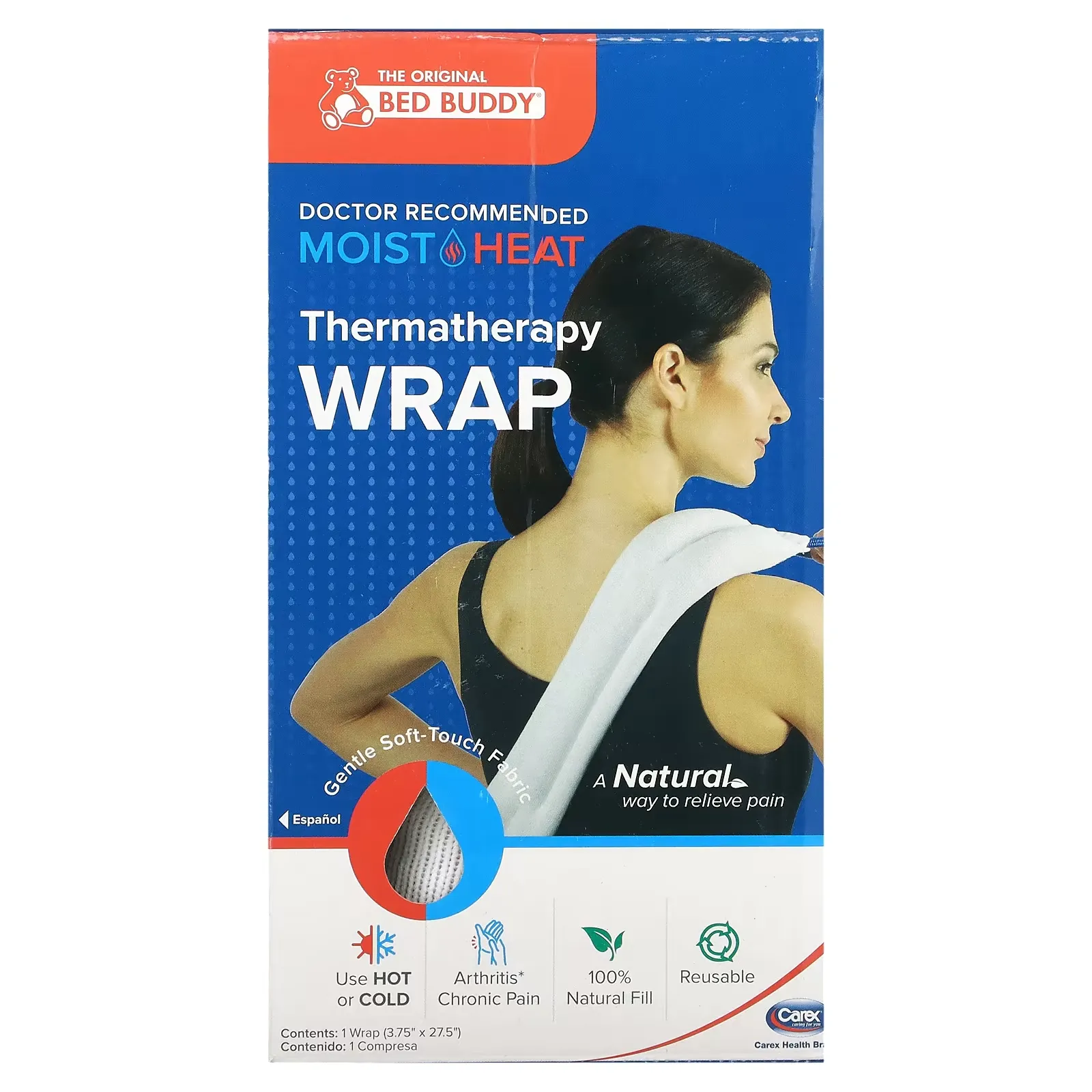 Bed Buddy, Moist Heat, Thermatherapy Wrap, 1 Wrap