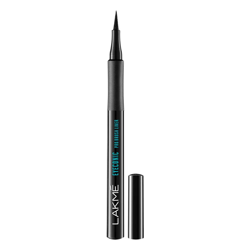 Lakme Eyeconic Pro Brush Liner, Black, 1.2 ml