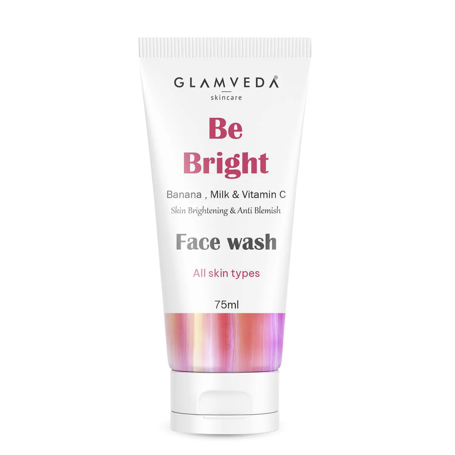 Glamveda Be Bright Skin Brighteing & Anti Blemish Face Wash With Vitamin C (75 ml)