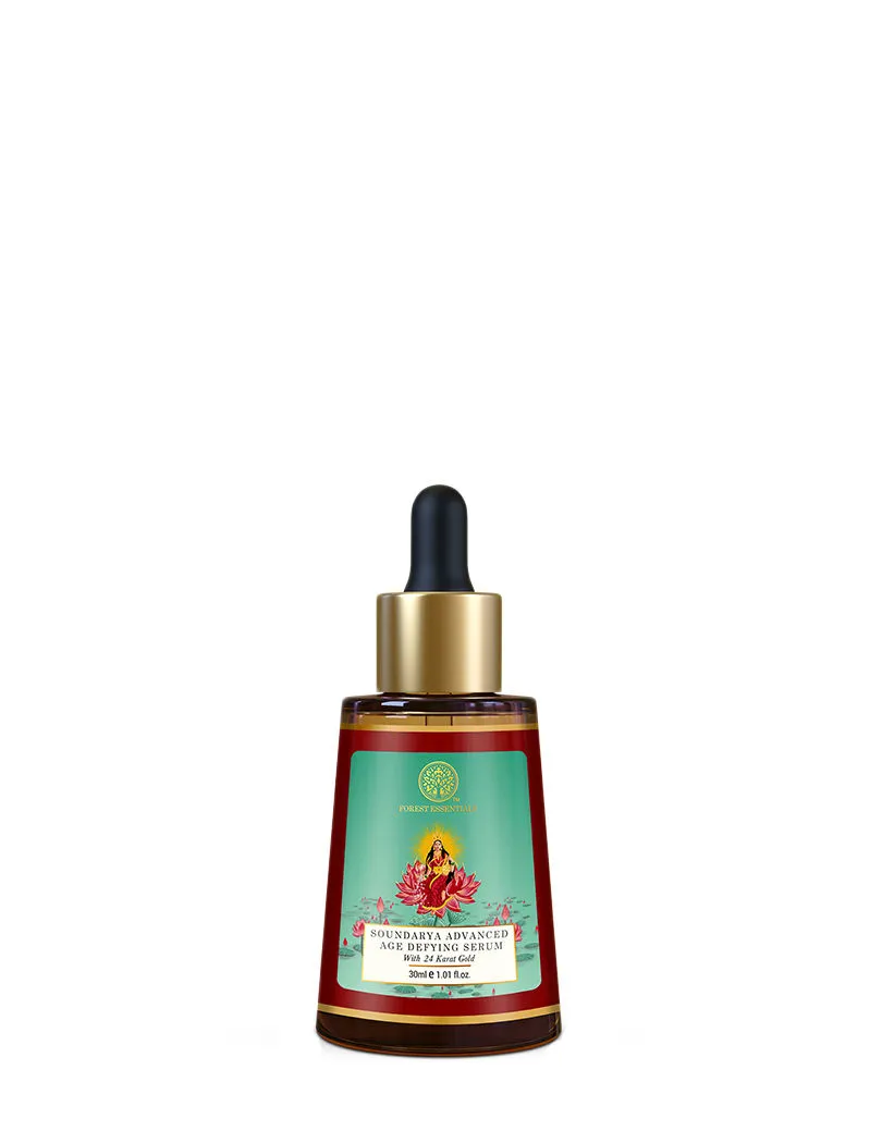 Forest Essentials Ayurvedic Advanced Soundarya Age Defying Facial Serum With 24K Gold