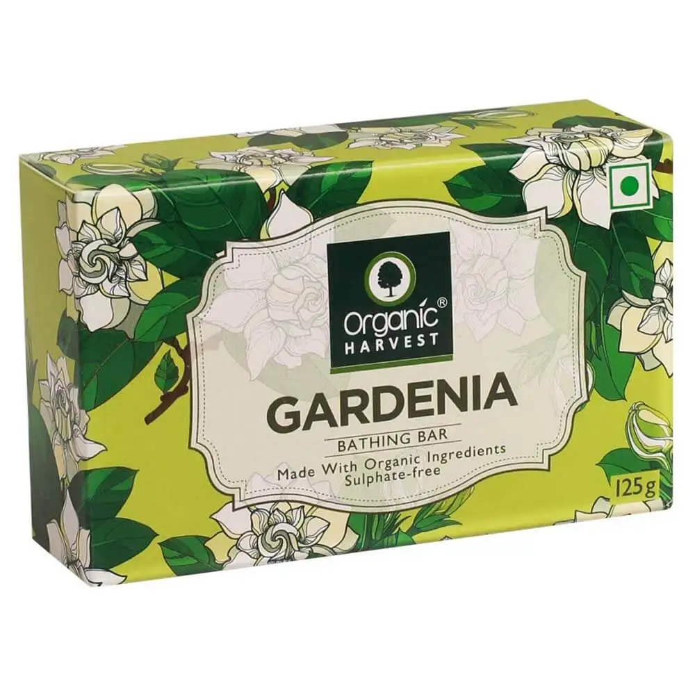 Organic Harvest Bathing Bar,  125 g  Gardenia