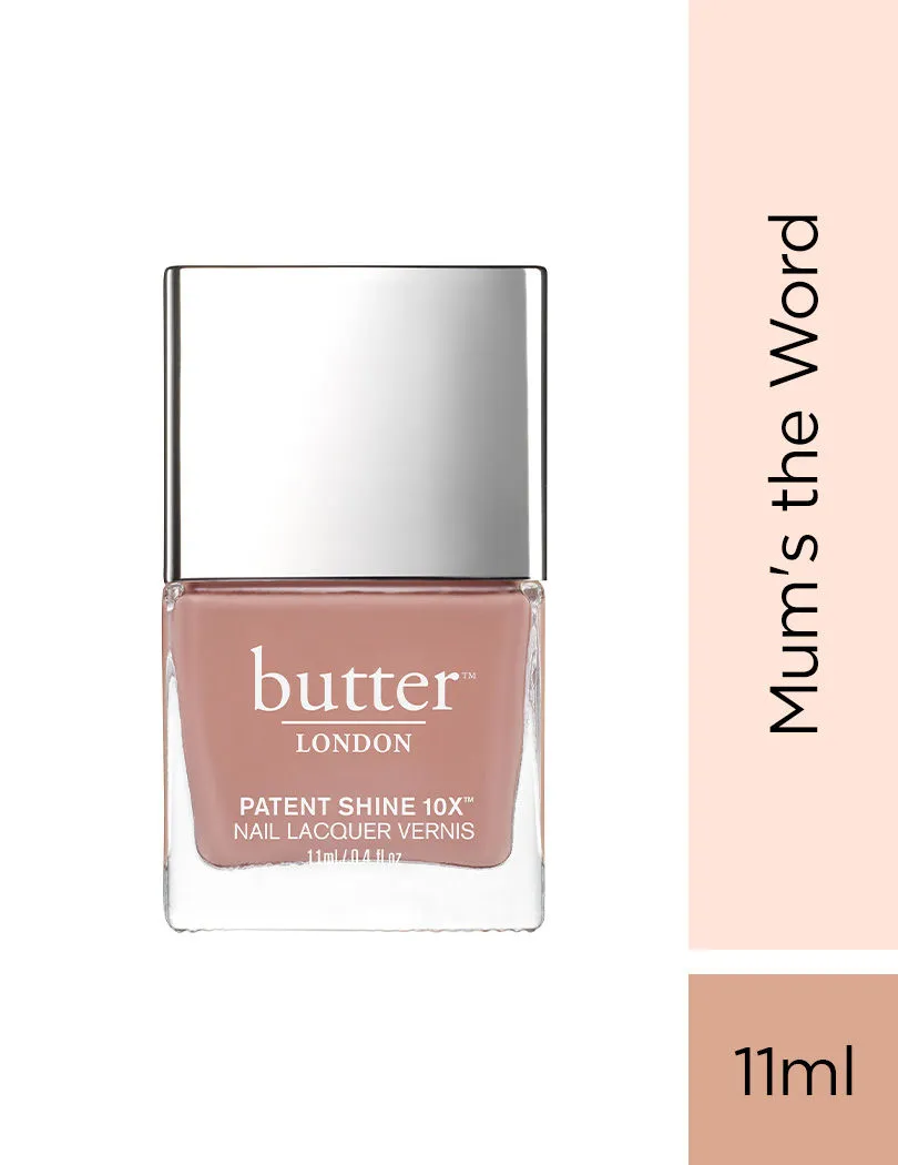 Butter London Patent Shine 10X Nail Lacquer - Mums The Word