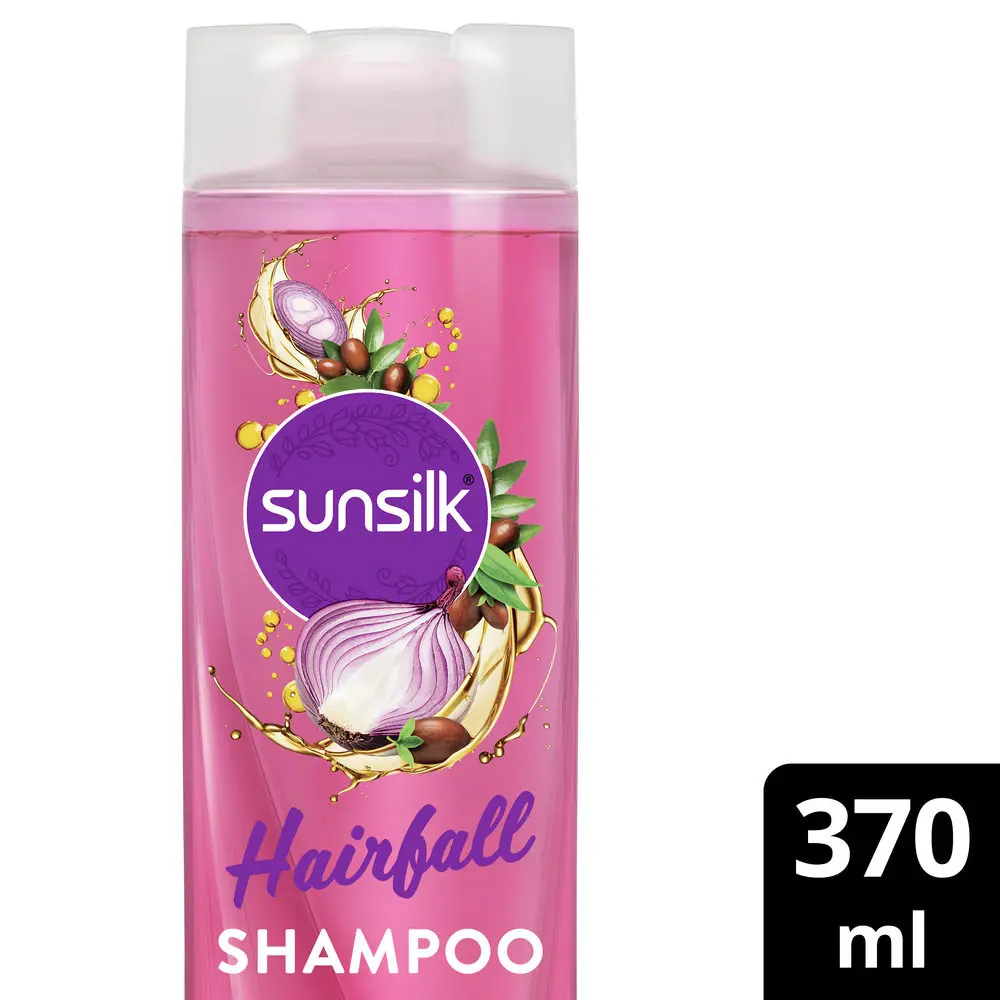 Sunsilk Hairfall Shampoo with Onion & Jojoba Oil, 370 ml