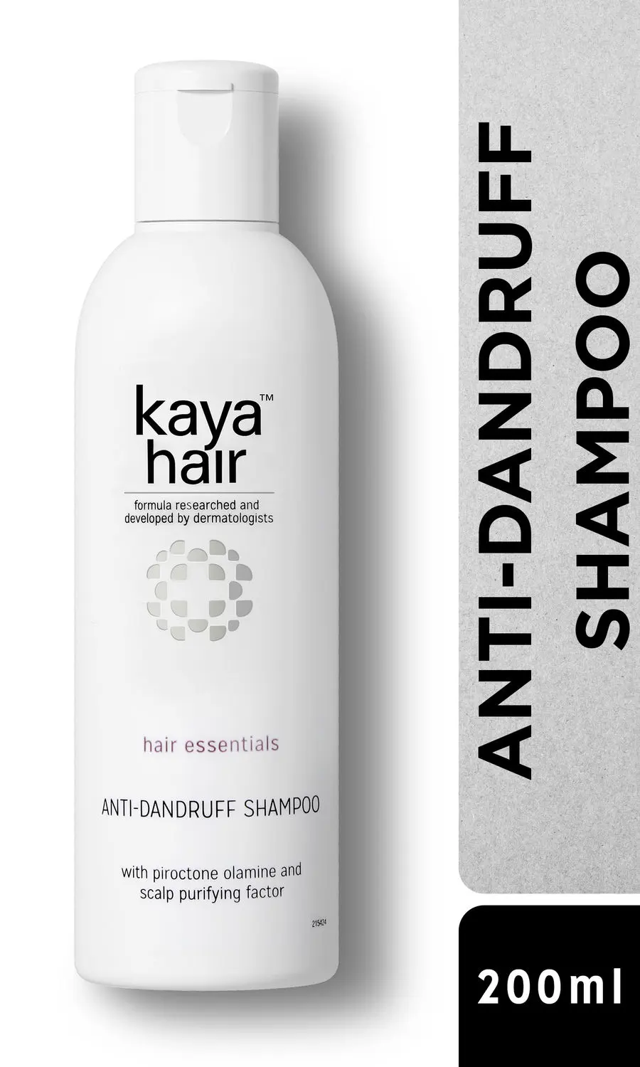 Kaya Anti Dandruff Shampoo with Piroctone Olamine & scalp purifying factor | Vitamin B5 seaweed extracts | Helps nourish scalp reduce dryness | Mild & Gentle, 200ml