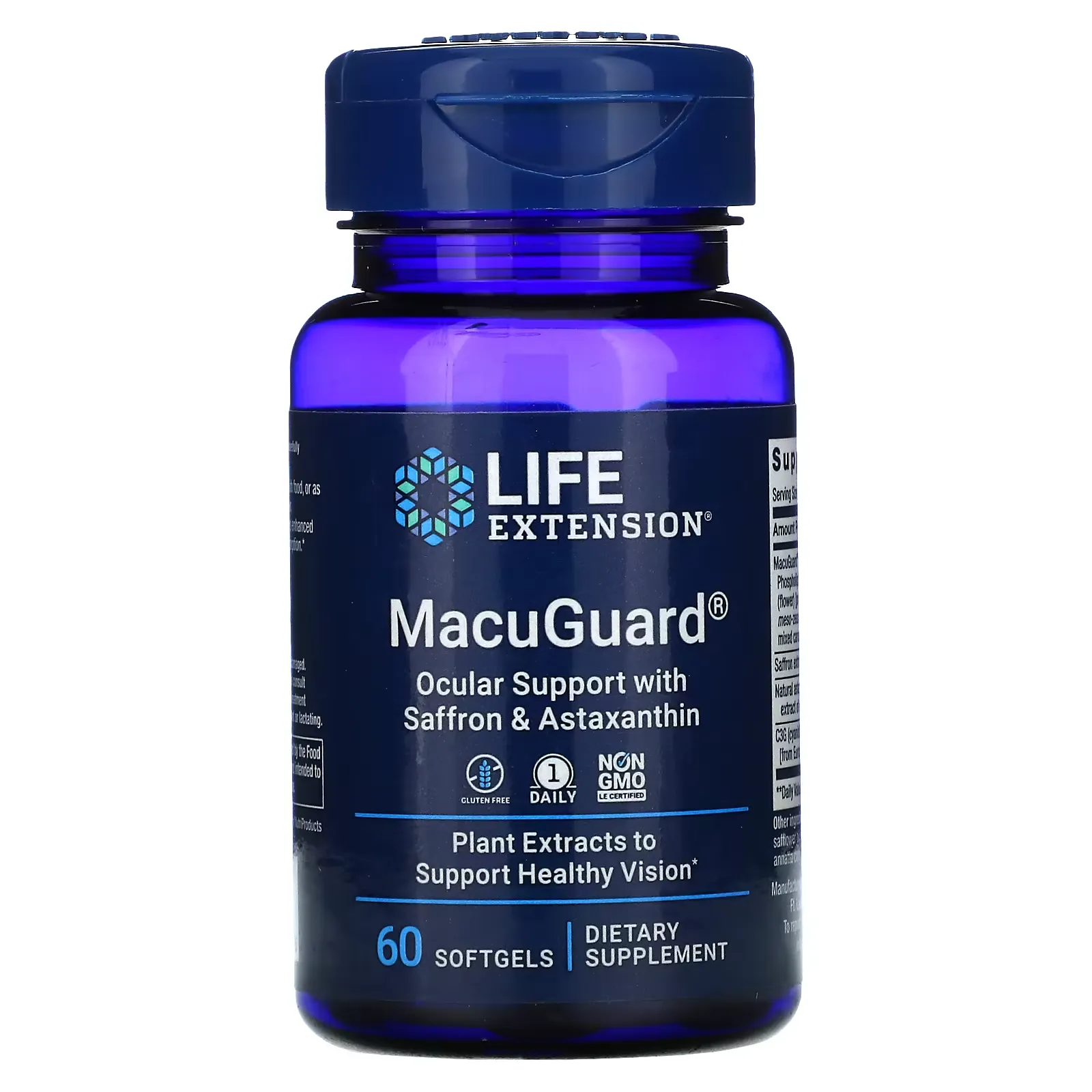 MacuGuard, Ocular Support with Saffron & Astaxanthin, 60 Softgels