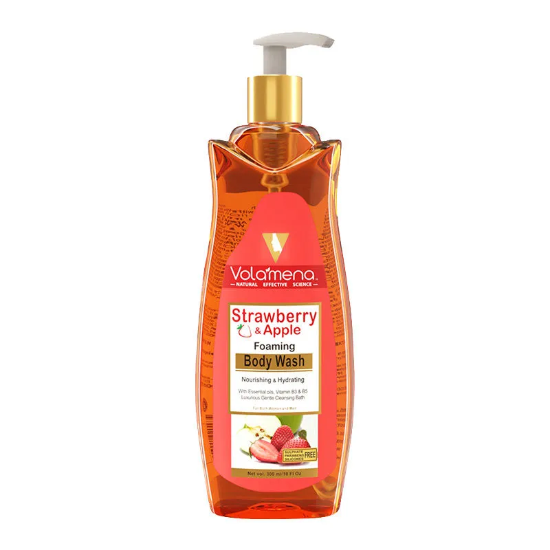 Volamena Strawberry & Apple Foaming Body Wash