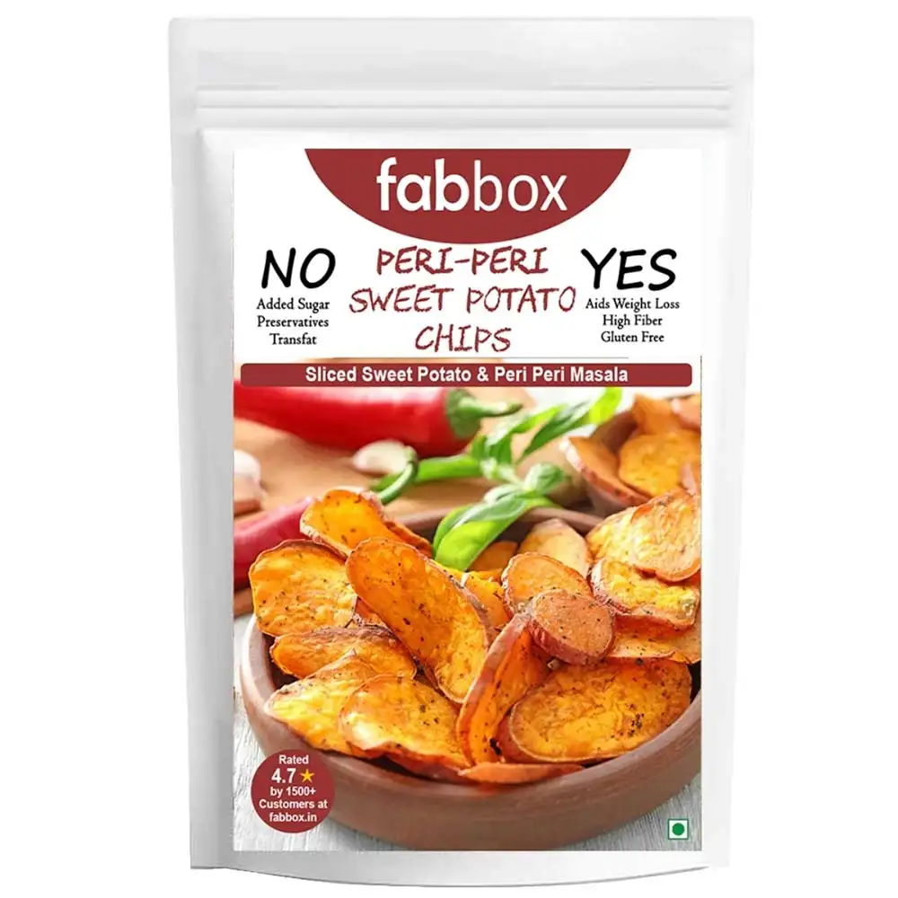 Fabbox Sweet Potato Chips,  Peri-Peri  91 g