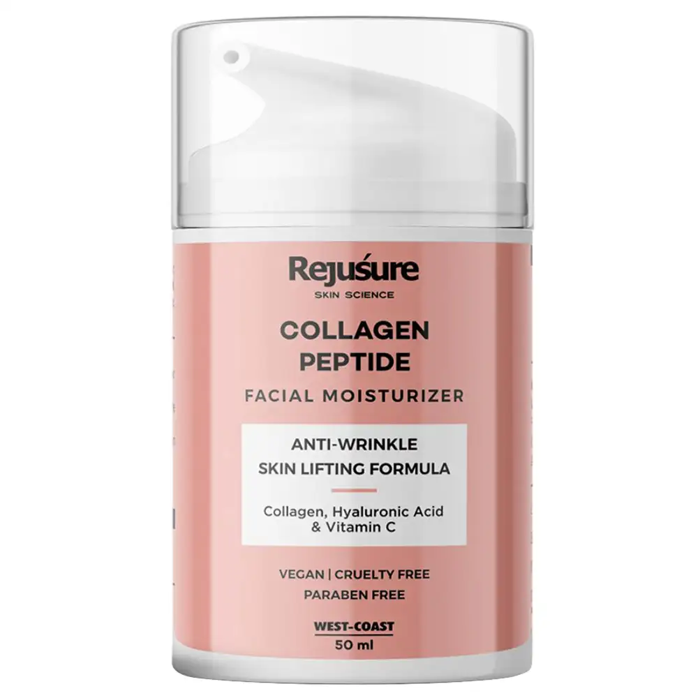 Rejusure Collagen Peptide Facial Moisturizer,  50 ml  Anti Wrinkle Skin Lifting Formula