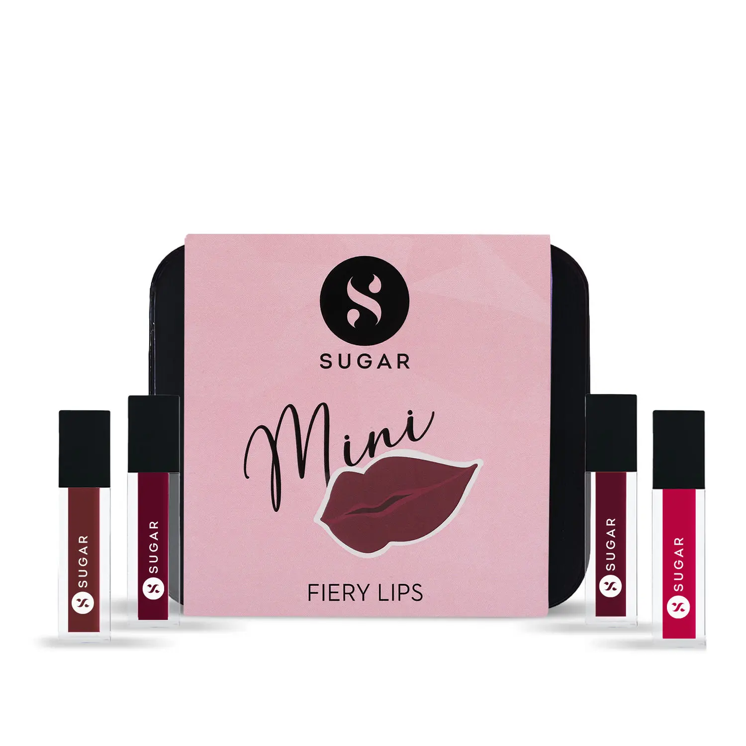 SUGAR Cosmetics Fiery Lips Mini Lipstick Set