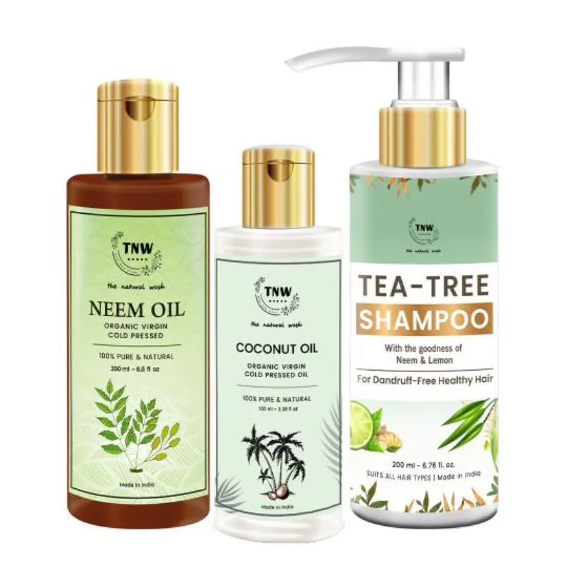 TNW The Natural Wash Tea Tree Shampoo + Coconut Oil + Neem Oil