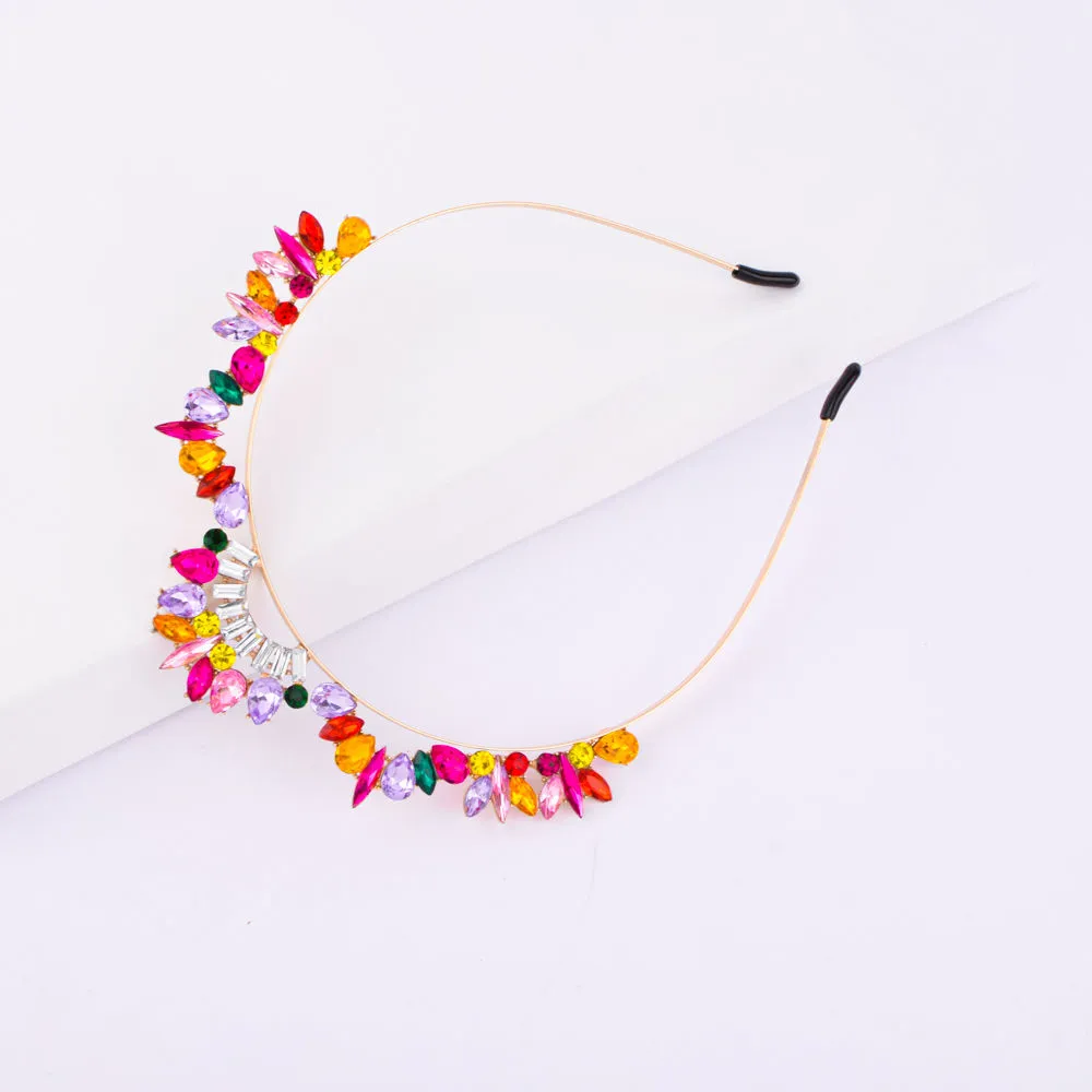 Ferosh Soraya Bright Colourful Tiara Hair Band