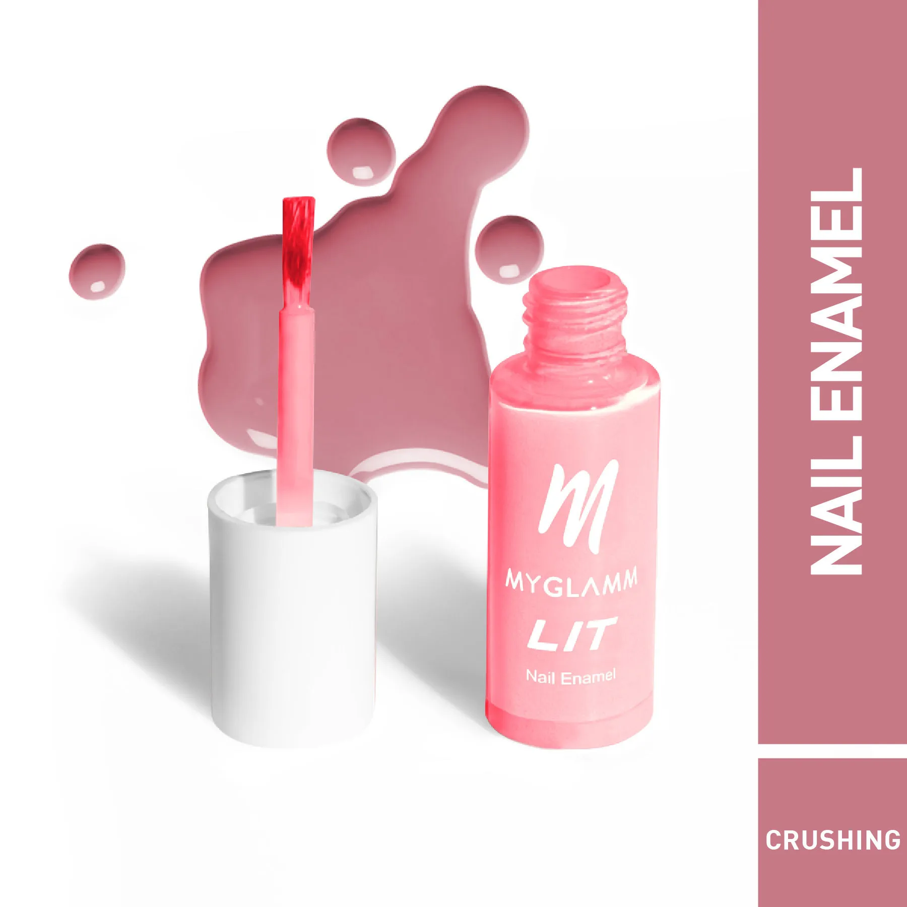 MyGlamm LIT Nail Enamel - Crushing